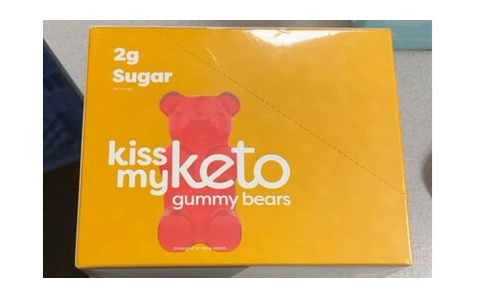 Kiss My Keto Fruity Gummy Bears package